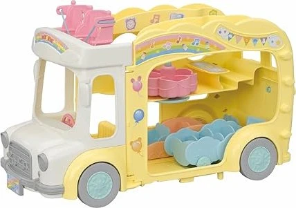 Epoch Sylvanian Families - Spiel-Sets - Erlebniskindergarten Bus Regenbogen