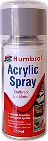 Humbrol Acrylic Spray Paint 135 acrylic satin varnish, 150ml