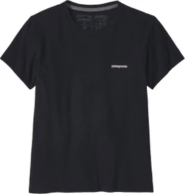 Patagonia P-6 Logo Responsibili-Tee T-Shirt kurzarm schwarz (Damen)