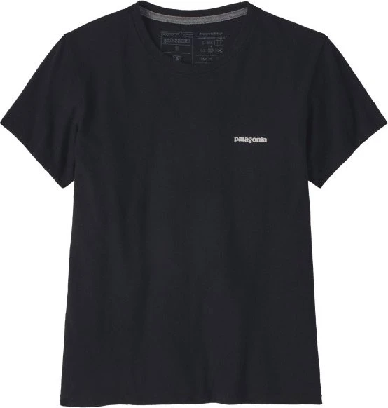 Patagonia P-6 Logo Responsibili-Tee T-Shirt kurzarm schwarz (Damen)