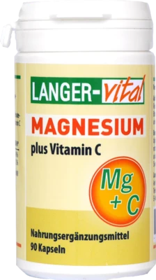 Langer-vital Magnesium + Vitamin C 180 Kapseln, 90 Stück