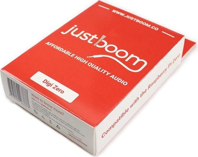 JustBoom Digi Zero pHAT for the Raspberry Pi Zero