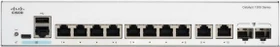 Cisco Catalyst 1300 Rackmount Gigabit Managed Switch, 8x RJ-45, 2x RJ-45/SFP (C1300-8T-E-2G)