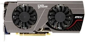MSI GeForce GTX 560 Ti 448 Cores, N560GTX-448 Twin Frozr III Power Edition/OC, 1.25GB GDDR5, 2x DVI, Mini HDMI