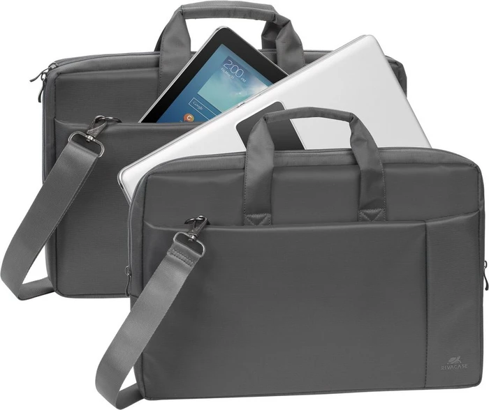 RivaCase 8251 Notebooktasche 17.3", grau