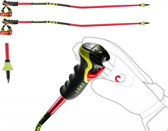 Leki WCR GS Carbon 3D Alpin Skistock (Modell 2022/2023)