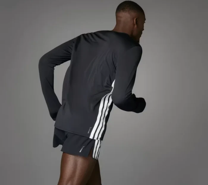 adidas Adizero Running Laufshirt langarm schwarz (Herren)