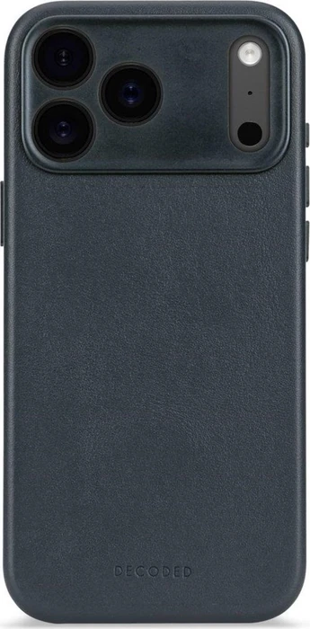 Decoded Leather Back Cover für Apple iPhone 17 Pro navy shadow