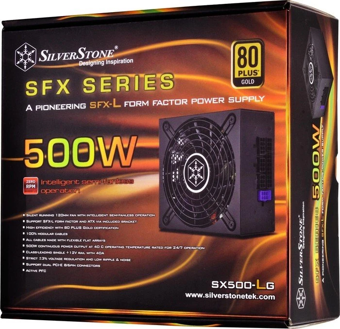 SilverStone SFX Series SX500-LG V2.0 500W, SFX-L