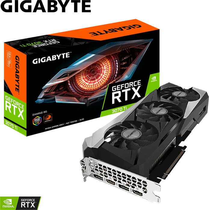 GIGABYTE GeForce RTX 3070 Ti Gaming 8G, 8GB GDDR6X, 2x HDMI, 2x DP