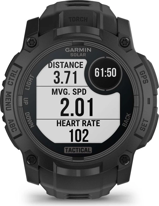 Garmin Instinct 3 Solar Tactical Edition 50mm schwarz
