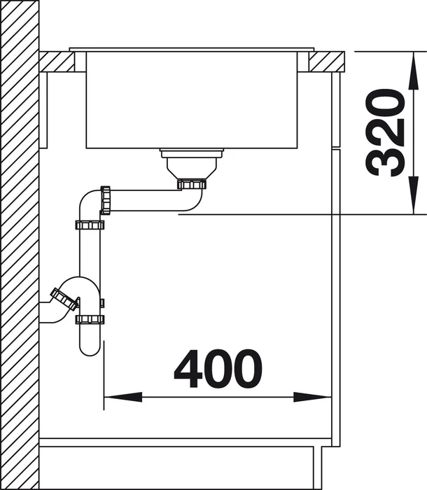 Blanco Mevit XL 6 S Einbau Becken reversibel mit Ablauffernbedienung perlgrau