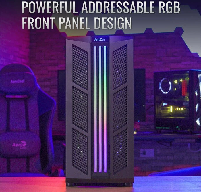 AeroCool Prime ARGB, Glasfenster