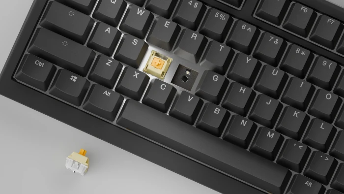 Ducky One X Wireless, schwarz, LEDs RGB, Inductive Analog Switch, USB/Bluetooth, ND