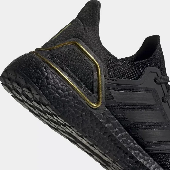 adidas Ultraboost 20 core black/gold metallic (Herren)