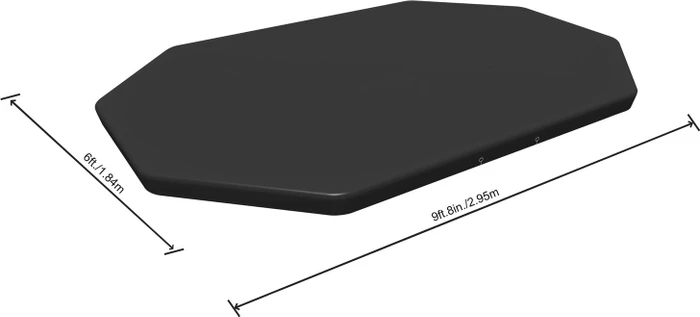 Bestway Abdeckplane für Stahlwand Pool