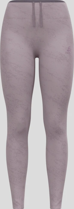 Odlo Zeroweight Reflect Print Tights Laufhose lang gray ridge (Damen)
