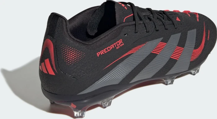 adidas Predator Elite FG core black/grey four/lucid red (Junior)