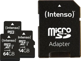 Intenso Premium R90 64GB Kit, UHS-I U1, Class 10, 5er-Pack