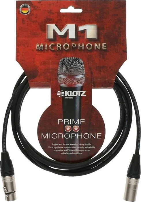 Klotz M1 Neutrik schwarz 5.0m