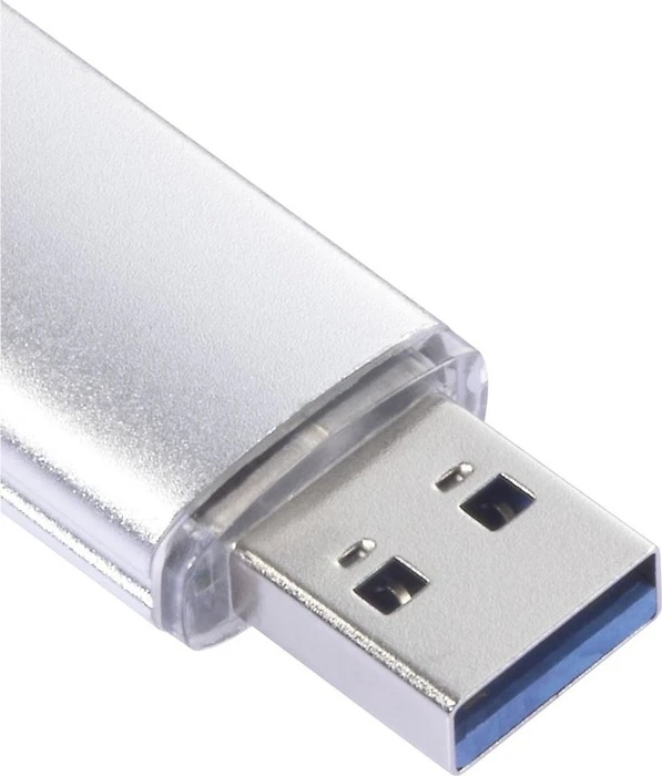 Renkforce RF-USBOS-220 32GB silber, USB-A + USB-C, USB 3.2 Gen 1×1