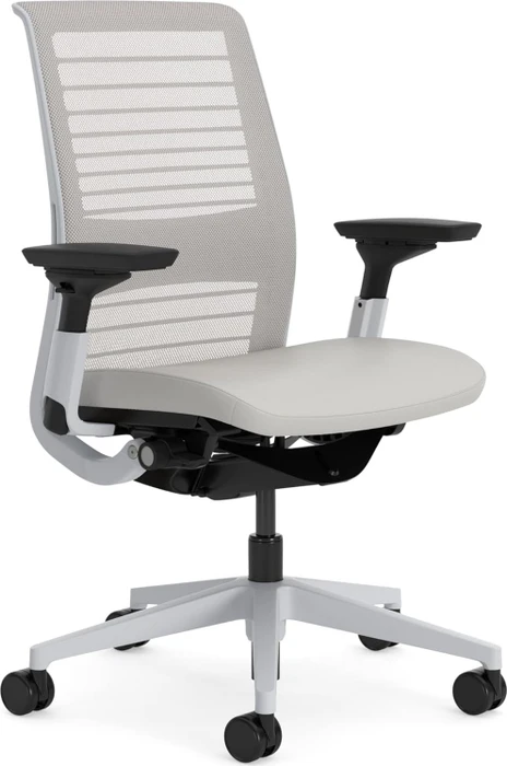 Steelcase Think Bürostuhl mit Armlehnen, grau