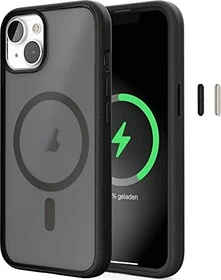 Woodcessories Clear Case MagSafe für Apple iPhone 14 Plus schwarz/matt