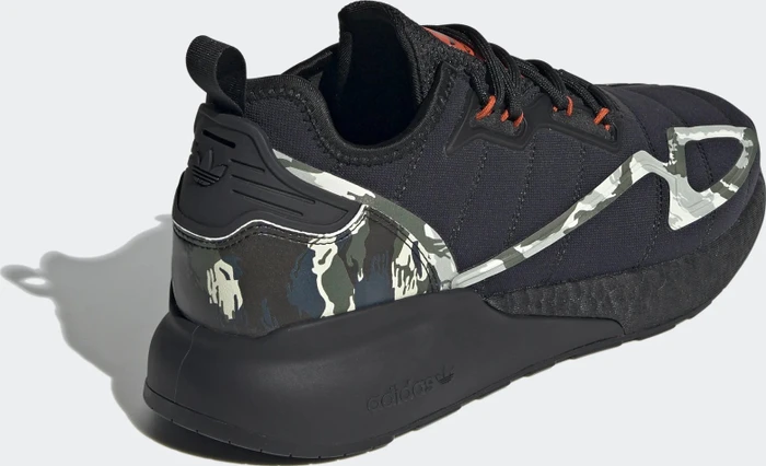 adidas ZX 2K Boost core black/collegiate orange (Herren)