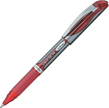 Pentel EnerGel BL110 1.0mm/0.5mm Gelroller rot/silber