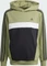 adidas Tiberio 3-Streifen Colorblock Hoodie tent green/black/white (Junior) Vorschaubild