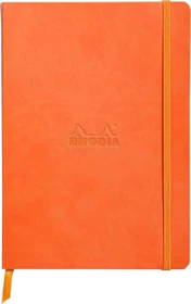 Rhodia Rhodiarama Notizbuch, A5, liniert, Softcover, tangerine, 80 Blatt
