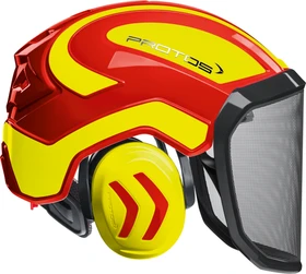 Protos Integral Forest Schutzhelm rot/gelb