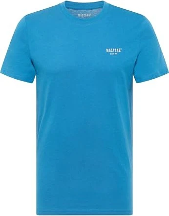 Mustang Austin mit Print T-Shirt kurzarm sea of belize (Herren)
