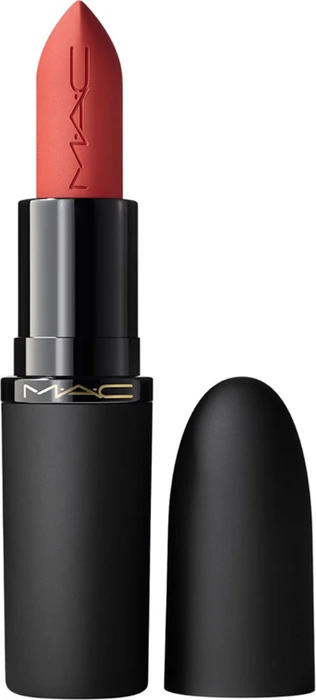 MAC Powder Kiss Hazy Matte Lipstick brickthrough, 3.5g
