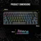 Corsair Gaming K70 PRO MINI Wireless, MX SPEED RGB Silver, USB/Bluetooth, US Vorschaubild