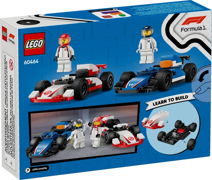 LEGO City - Williams Racing und Haas F1 Rennautos