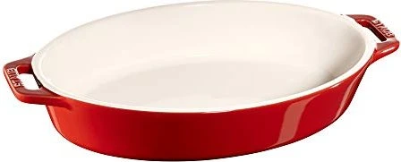 Zwilling Staub Ceramique Auflaufform oval 28x16.5cm kirschrot
