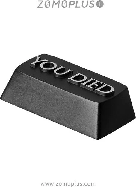 Zomoplus Keycap YOU DIED, Aluminium, silber/schwarz, 1 Taste