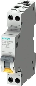 Siemens Brandschutzschalter-LS-Kombi 230V, 6kA, 1+N, B, 16A Kompakt 1TE