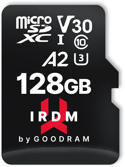 goodram M2AA IRDM MICROCARD, microSD UHS-I U3, A2, V30