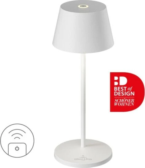 Villeroy & Boch Seoul Micro RC Akku-Tischleuchte weiß
