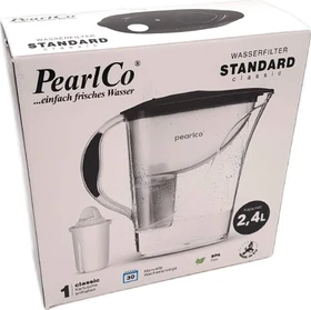 PearlCo Standard Tischwasserfilter inkl. Kartusche classic universal weiß