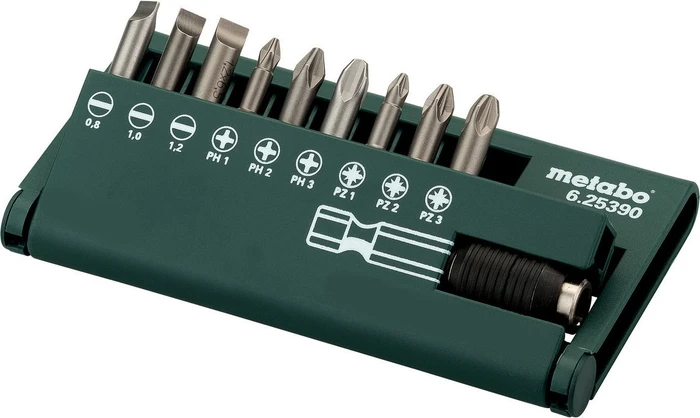 Metabo Bitset inkl. Werkzeugbox, 10-tlg.