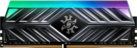 ADATA XPG Spectrix D41 grau RGB UDIMM 8GB, DDR4-3200, CL16-20-20