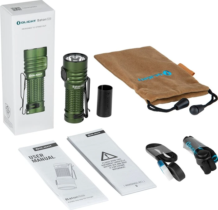 OLight Baton Turbo Taschenlampe od green
