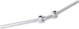 Ergotec AHS Superlight 25.4mm Flatbar Lenker 600mm silber (85225001)