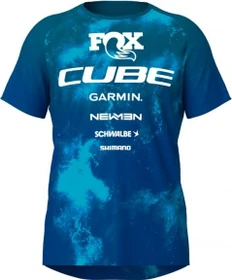 Cube MTB X Actionteam Trikot kurzarm blue'n'green (Herren)