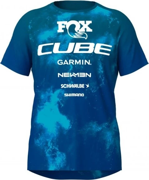 Cube MTB X Actionteam Trikot kurzarm blue'n'green (Herren)