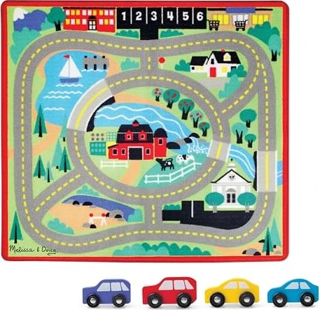 Melissa & Doug Stadt und Straßen mit Autos Spielteppich