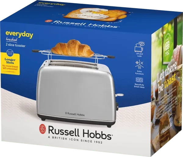 Russell Hobbs Everyday Toaster brushed